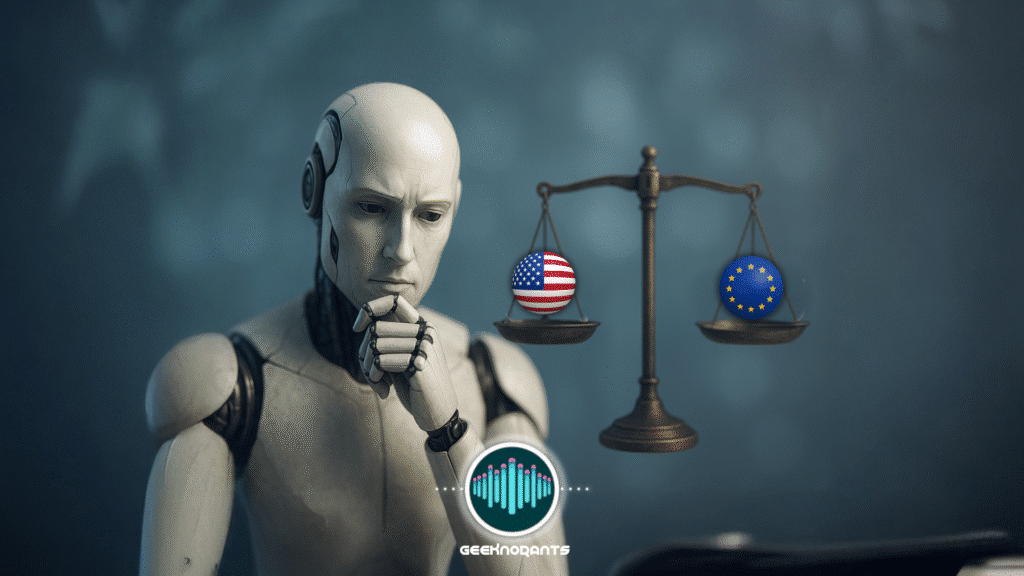 Geeknoesfera Legislació Europera USA IA AI Restriccions Geeknorants Geeknoesfera Legislació Europera USA IA AI Restriccions Geeknorants Regulacions