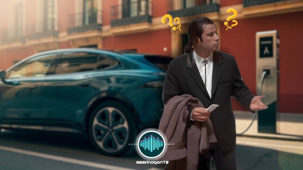 Carregador Elèctric Cotxe Electric John Travolta Geeknorants Podcast